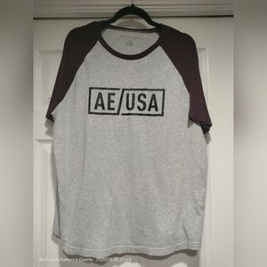 MEN'S 3/4 SLEEVE AMERICAN EAGLE TEE